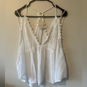 White Free People Tank
